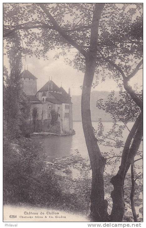 Château De Chillon - Oblitérée Le 3.VII.1911 Par Le Cachet De Coppet - Coppet