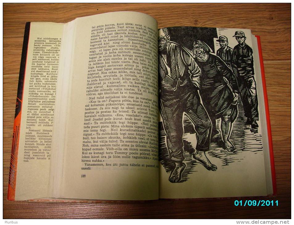 STEINBECK ,THE GRAPES OF WRATH, ESTONIAN 1ed. - Oude Boeken