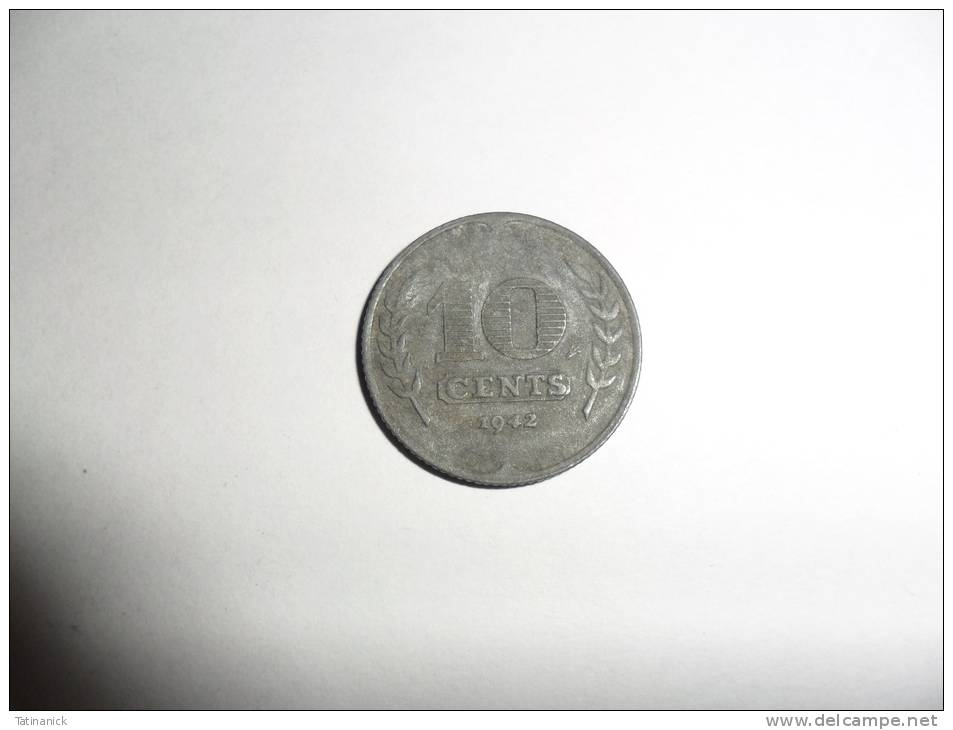 10 Cent 1942 (zinc, Occupation Allemande) - 10 Centavos