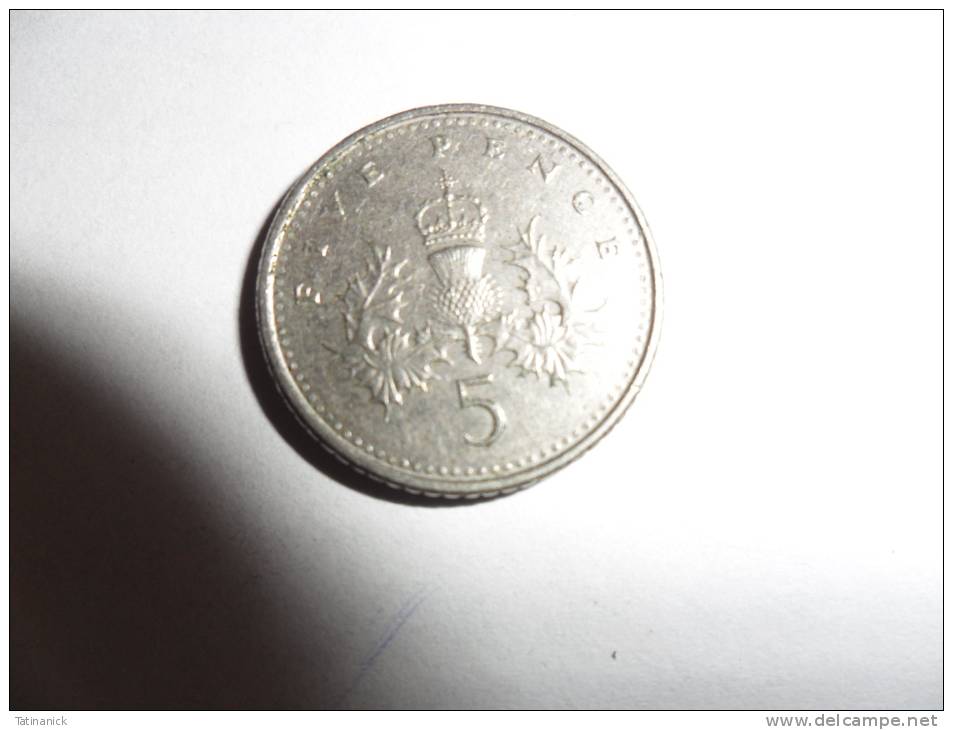 5 Pence 1990 - 5 Pence & 5 New Pence