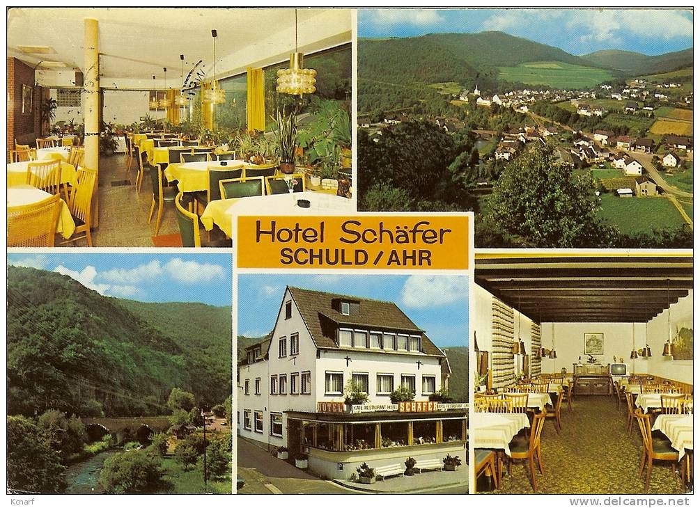 CP De SCHULD / AHR " Hotel Schäfer " . - Bad Neuenahr-Ahrweiler