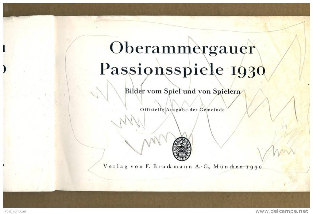 Livre - Allemagne - Oberammergau : Oberammergauer Passionsspiele 1930 - Bilingue Anglais/allemand - Christianism