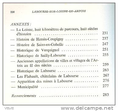 Labourse-sur-Loisne-en-Artois  : Chronique Villageoise (1980) De Claude Julien, Edit. Fr. Empire, 282 Pages, 30 Photos - Picardie - Nord-Pas-de-Calais