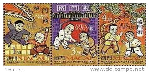 1997 Macau/Macao Stamps - Martial Art Wushu - Unused Stamps