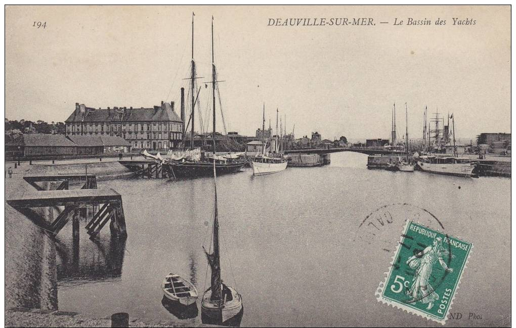 14k - 14 - Deauville - Calvados - Les Bassins Des Yatchs - Deauville