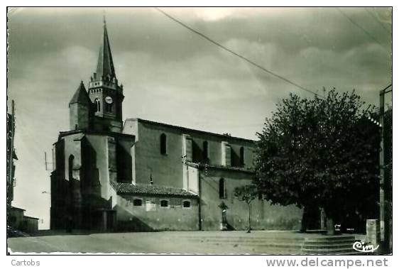 81 PUYLAURENS L'Eglise Et Place De La Volailles - Puylaurens