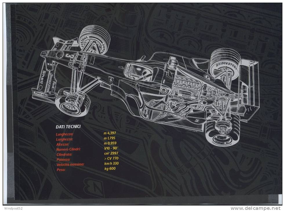 ITALIA FOLDER 2001 FERRARI CAMPIONI DEL MONDO DI F.1 2000 - FERRARI - Pochettes