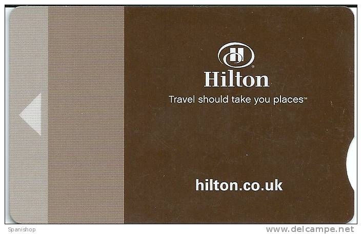 Llave Clef Hotelkarte Key Keycard HOTEL HILTON UNITED KINGDOM - Etiquettes D'hotels