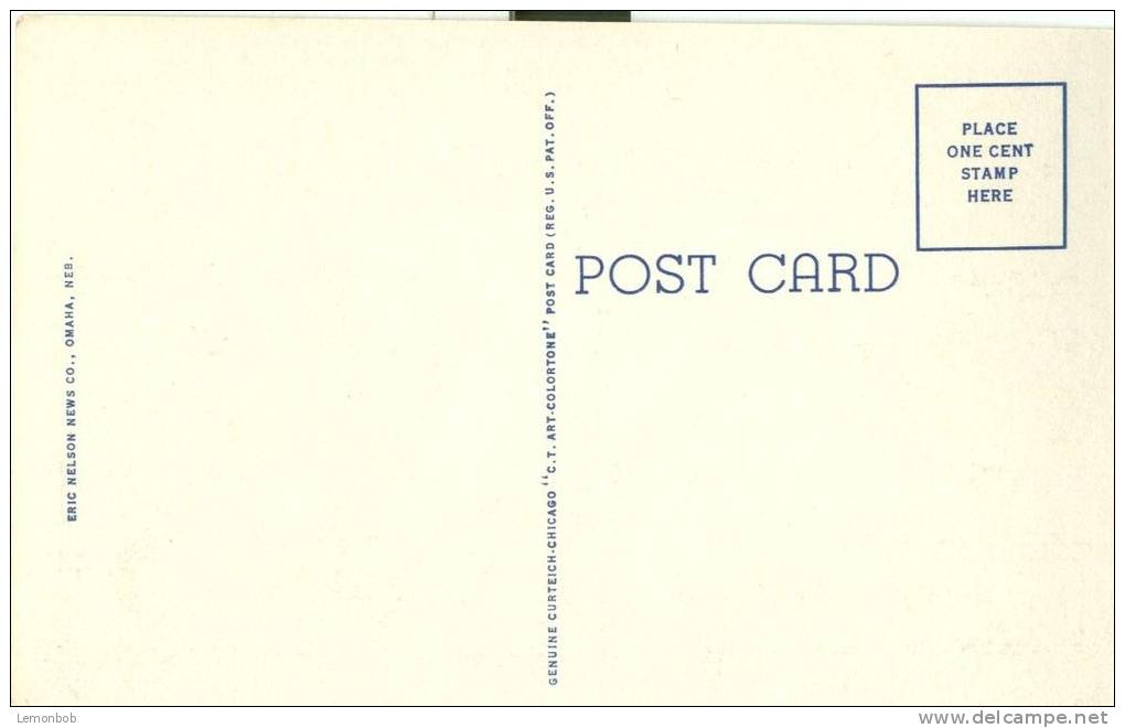 USA – United States –View From Pavilion, Mt. Vernon Gardens, Omaha, Nebraska, Unused Linen Postcard [P6234] - Autres & Non Classés