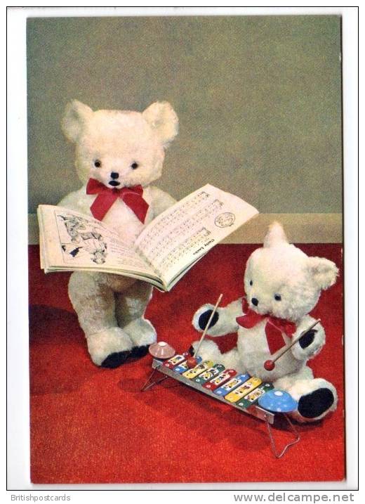 Teddy Bears - Music Lesson  - Postcard - Games & Toys