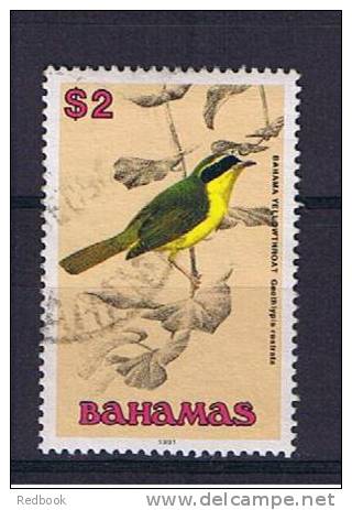 RB 772 - 1991 Bahamas $2 Bird Yellowthroat  - Fine Used Stamp - SG 905 - Animal Theme - Other & Unclassified