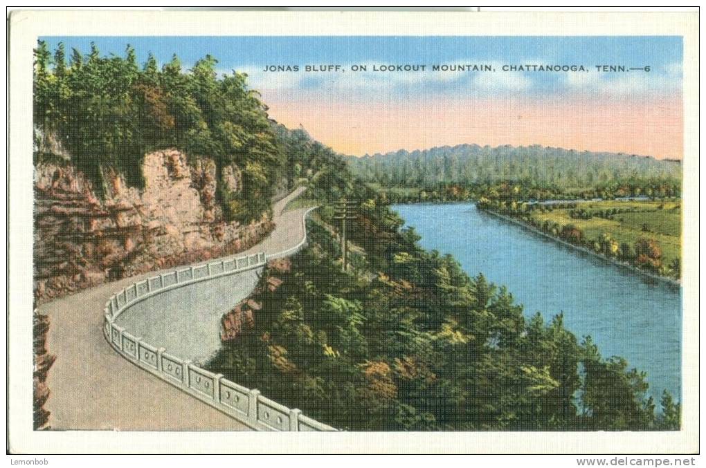 USA – United States – Jonas Bluff, On Lookout Mountain, Chattanooga, Tennessee, 1920s Unused Postcard [P6246] - Chattanooga