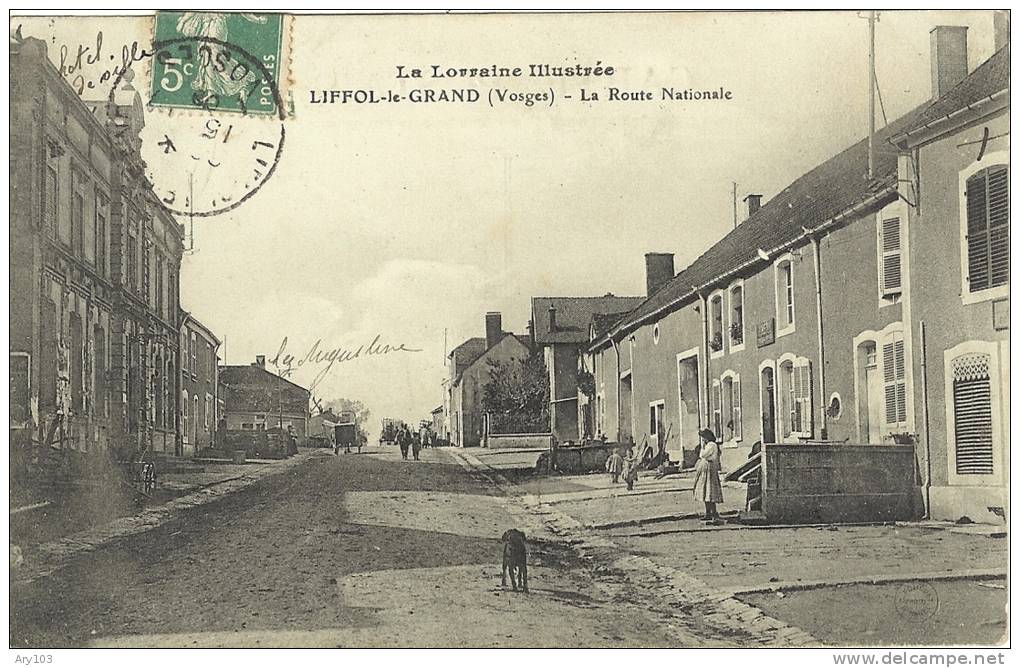88- Vosges_  Liffol-le-grand _ Route Natoinale ( La Lorraine Illustrée ) - Liffol Le Grand