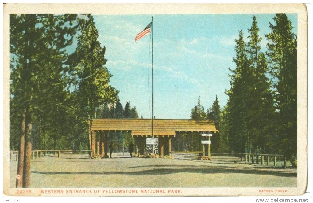 USA – United States – Western Entrance Of Yellowstone National Park, Early 1900s Unused Postcard [P6265] - USA National Parks