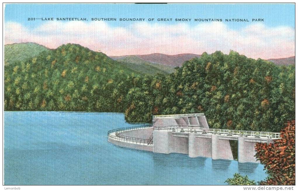 USA – United States – Lake Santeetlah, Southern Boundary Of Great Smoky Mountains National Park, Unused Postcard [P6277] - Smokey Mountains