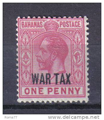 AP957 - BAHAMAS , War Tax  Yvert N. 63 Senza Gomma - 1859-1963 Crown Colony