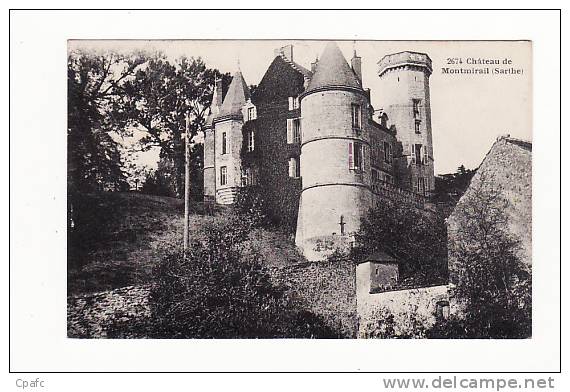 Carte 1920 MONTMIRAIL / CHATEAU - Montmirail