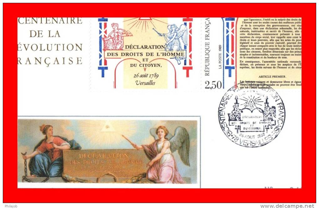 Carte Maximum Sur Soie " ART PEINTURE TABLEAUX DE FRANCE " Voir Scan - Rivoluzione Francese