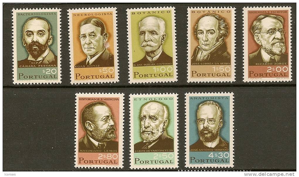 1966-Cientistas Portugueses; Nobel Medicine - Unused Stamps