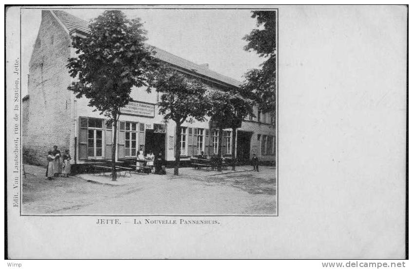 Jette - Rue Léopold : La Nouvelle Pannenhuis - Très Ancienne Carte - Jette