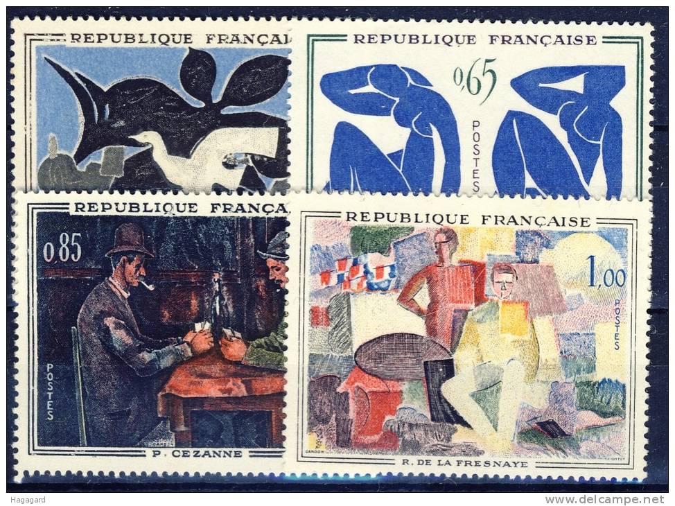 France 1961. Paintings. Yvert 1319-22. MNH(**) - Impresionismo