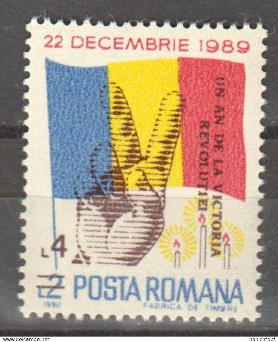 Rumänien; 1990; Michel 4636 **; Revolution, 22 Decembrie 1989 - Neufs