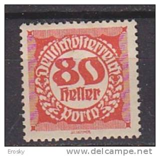 K4902 - AUSTRIA TAXE Yv N°83 * - Segnatasse