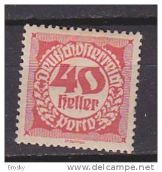 K4900 - AUSTRIA TAXE Yv N°81 * - Segnatasse