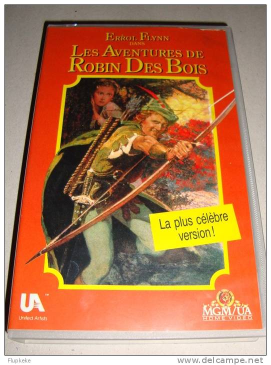 Vhs Secam Les Aventures De Robin Des Bois The Adventures Of Robin Hood 1938 Michael Curtiz Version Française - Horreur