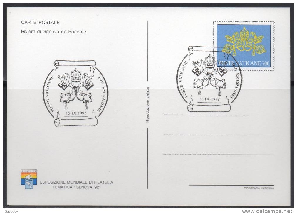 Vatican - Pochette De 4 Entiers Postaux Neufs - 1992 - Postwaardestukken
