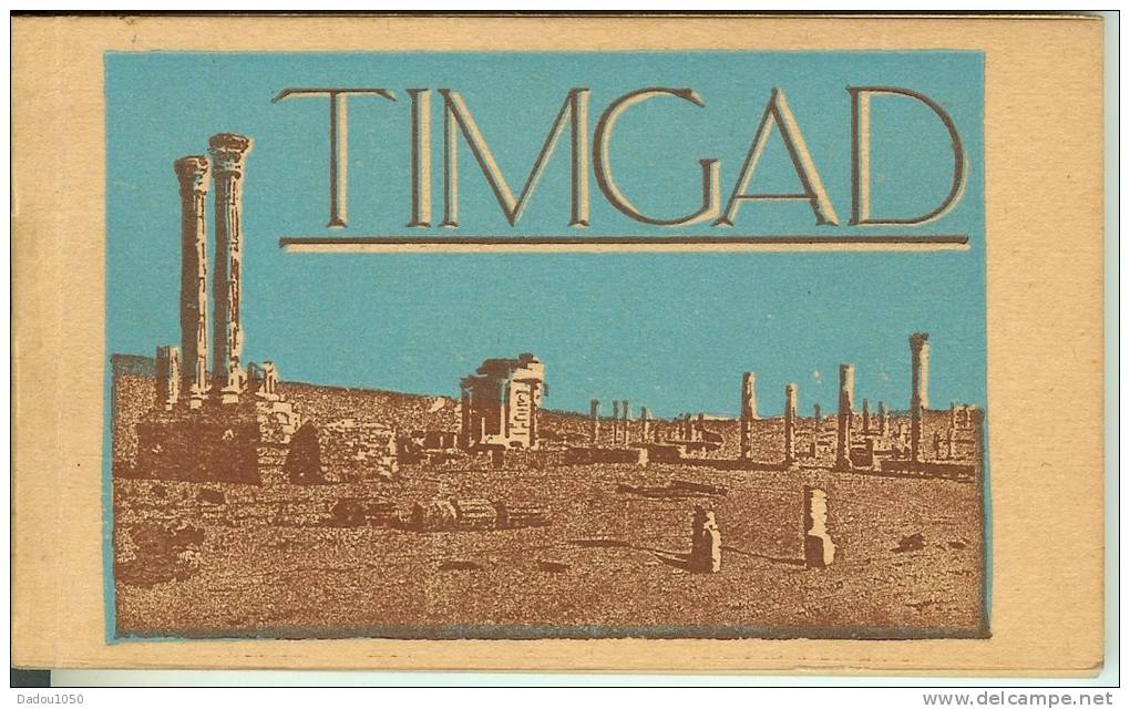CPA TIMGAD Carnet De 20 Cartes Postales - Other & Unclassified