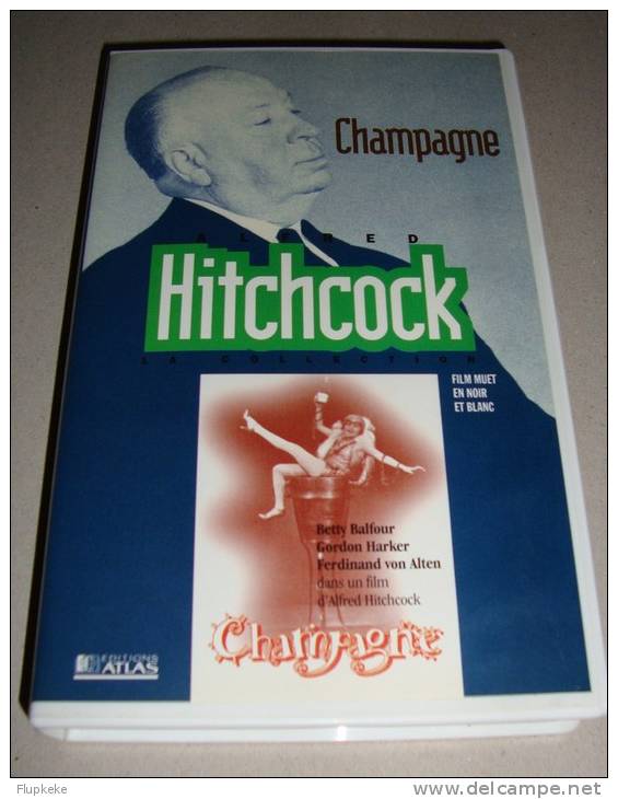 Vhs Pal Champagne À L´Américaine Palace De Luxe 1928 Alfred Hitchcock Film Muet - Horreur