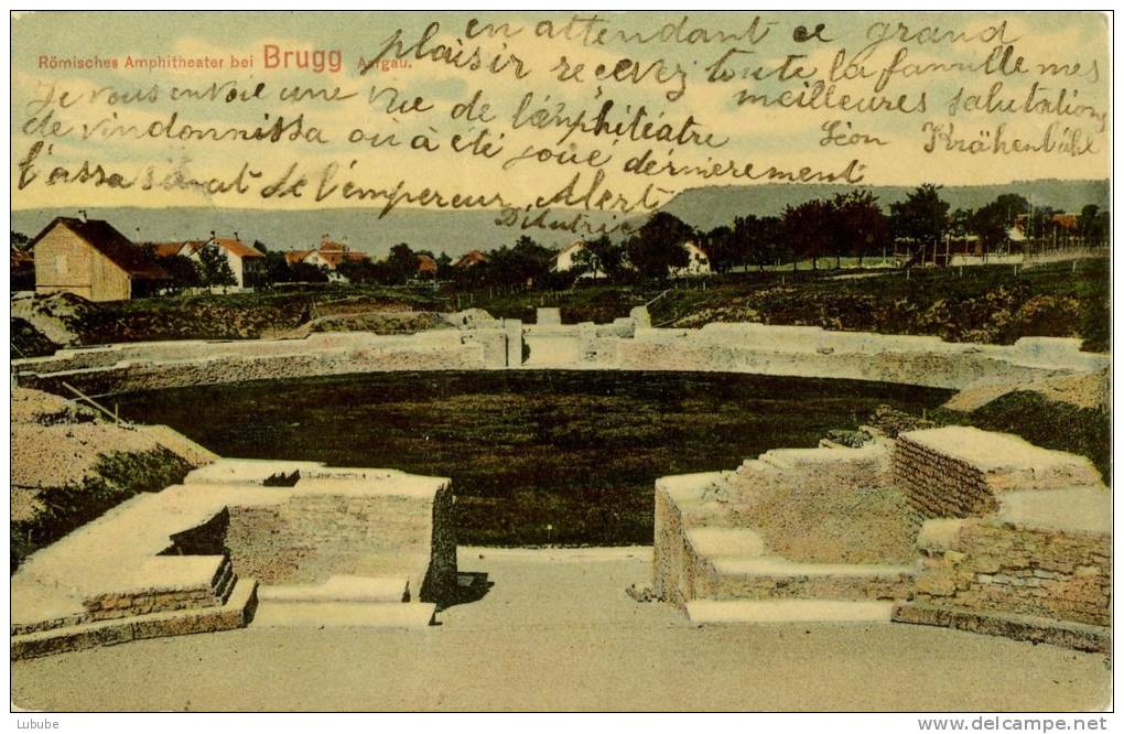 Brugg / Windisch - Römisches Amphitheater          1907 - Windisch