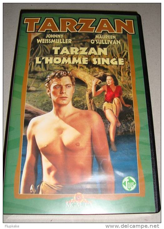 Vhs Pal Tarzan ( 6 Films ) Johnny Weismuller - Action, Aventure