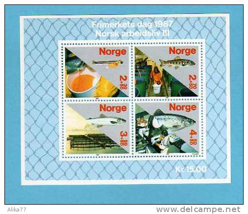 NORVEGE        Neuf **     Y. Et T.   BF N° 8      Cote: 13,00  Euros - Blocs-feuillets