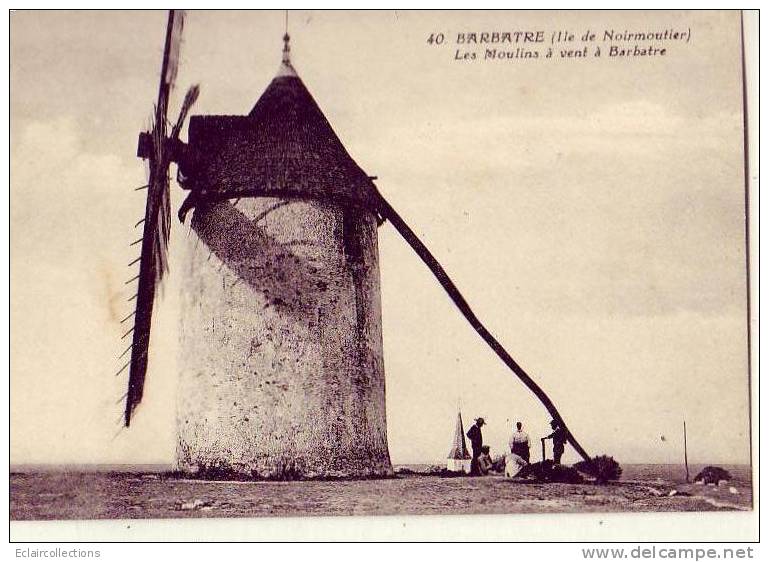 Ile De Noirmoutier      85  Barbatre   ; Moulin A Vent  (voir Scan) - Ile De Noirmoutier