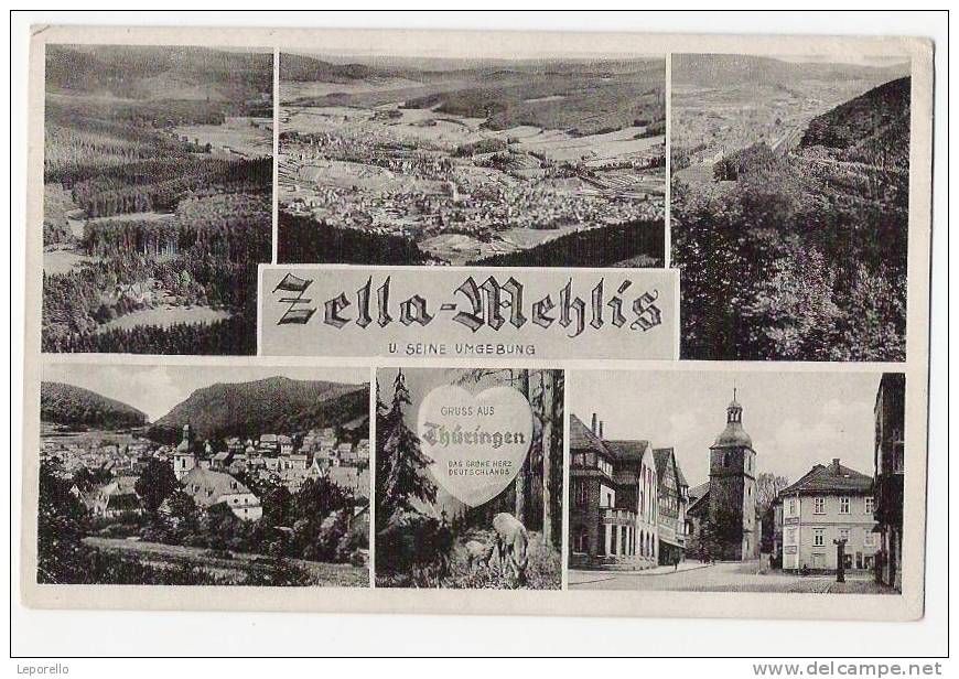 AK ZELLA MEHLIS 1950  //  D*2435 - Zella-Mehlis