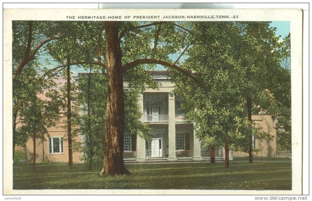 USA – United States – The Hermitage, Home Of President Jackson, Nashville, Tennessee, 1931 Used Postcard [P6380] - Nashville