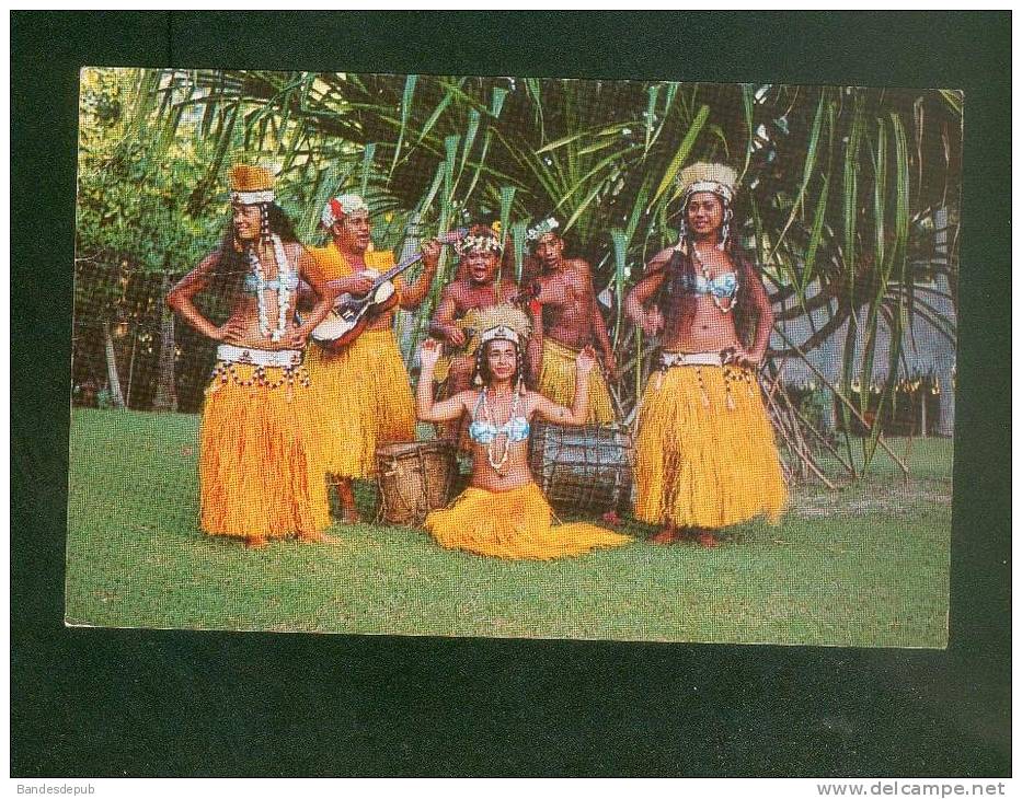 CPSM - TAHITI - Danseuses Du Groupe Tahiti Voyage ( Vahiné Danseuse Phot. Sounam ) - Palau