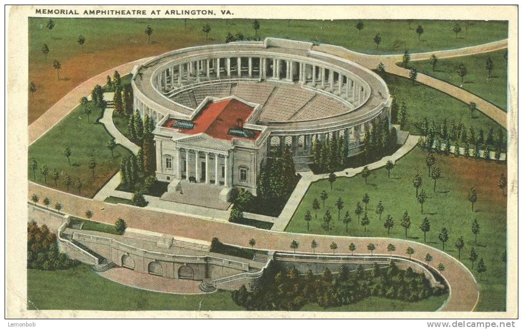 USA – United States – Memorial Amphitheatre At Arlington, VA, 1920s Unused Postcard [P6393] - Arlington