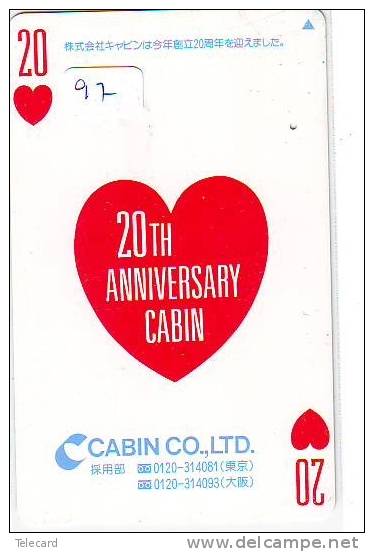 TELECARTE  à Jouer Japon (97)  Japan Playing Card *   Spiel Karte * JAPAN * - Games
