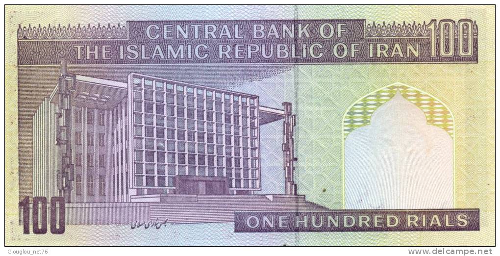 BEAU BILLET D'IRAN 100.....  VOIR SCANNER - Irán