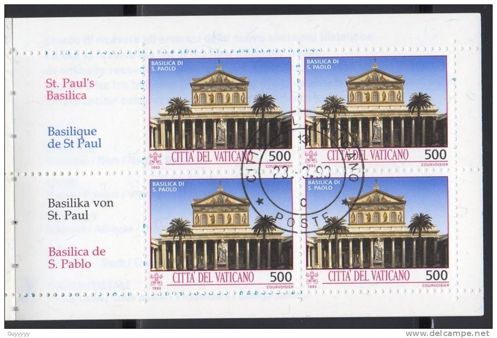 Vatican - Carnet - 1993 - N° Yvert : C942 - Carnets