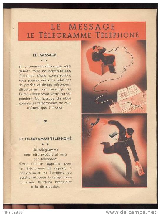 Revue le téléphone   du Ministère des Postes Télégraphes et téléphones  année 30
