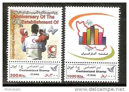 Iran Anniv. Of Establishment Customized Stamp Map MNH # 1116 - Iran