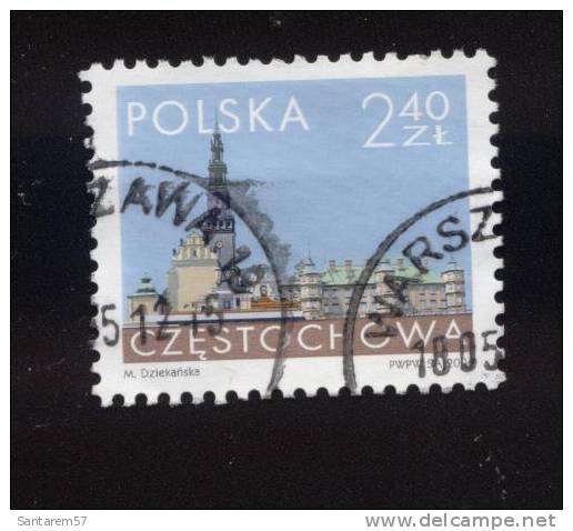 Timbre Oblitéré Used Stamp Selo Carimbado CZESTOCHOWA POLSKA 2,40 ZL POLOGNE POLAND 2006 WNS N° PL012.06 - Used Stamps