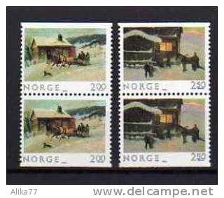 NORVEGE      Neuf **    Y. Et T.    N° 850a / 851a       Cote:  5,50  Euros - Unused Stamps