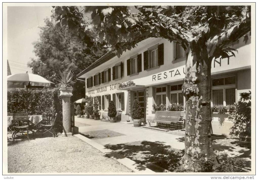 Möhlin Ryburg - Solbad Hotel Schiff         Ca. 1950 - Autres & Non Classés