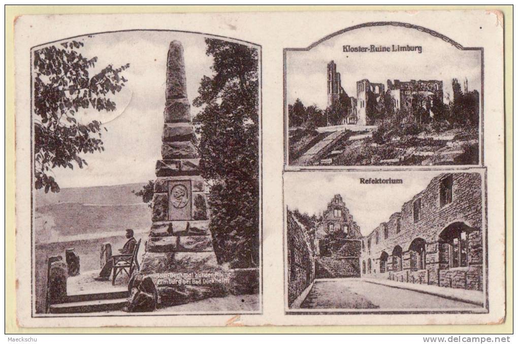 Deutschland - Rheinland-Pfalz - Landkreis Bad Dürkheim -  Kloster-Ruine Limburg - Mehrbildkarte - Bad Duerkheim