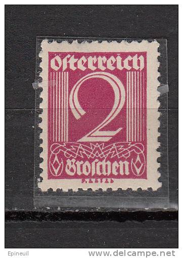 AUTRICHE * N ° 332 YT - Unused Stamps